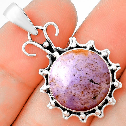 Natural Lavender Jade Pendant P-1249 SDP131076