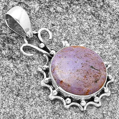 Natural Lavender Jade Pendant P-1249 SDP131076