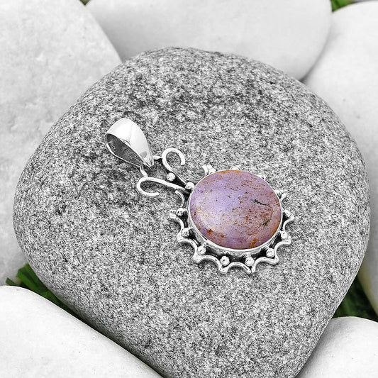 Natural Lavender Jade Pendant P-1249 SDP131076