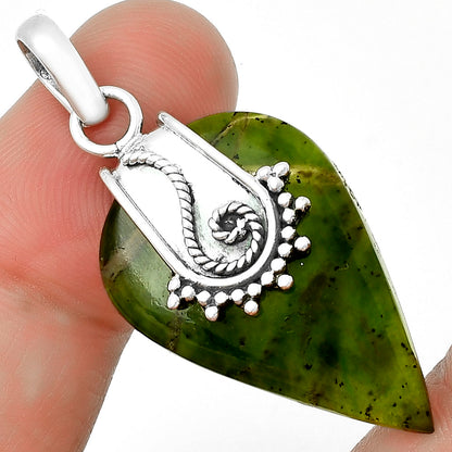 Natural Chrome Chalcedony Pendant P-1313 SDP131155