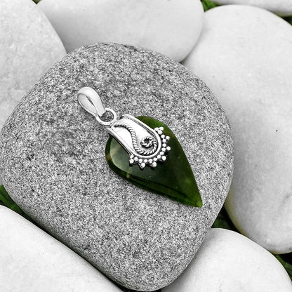 Natural Chrome Chalcedony Pendant P-1313 SDP131155