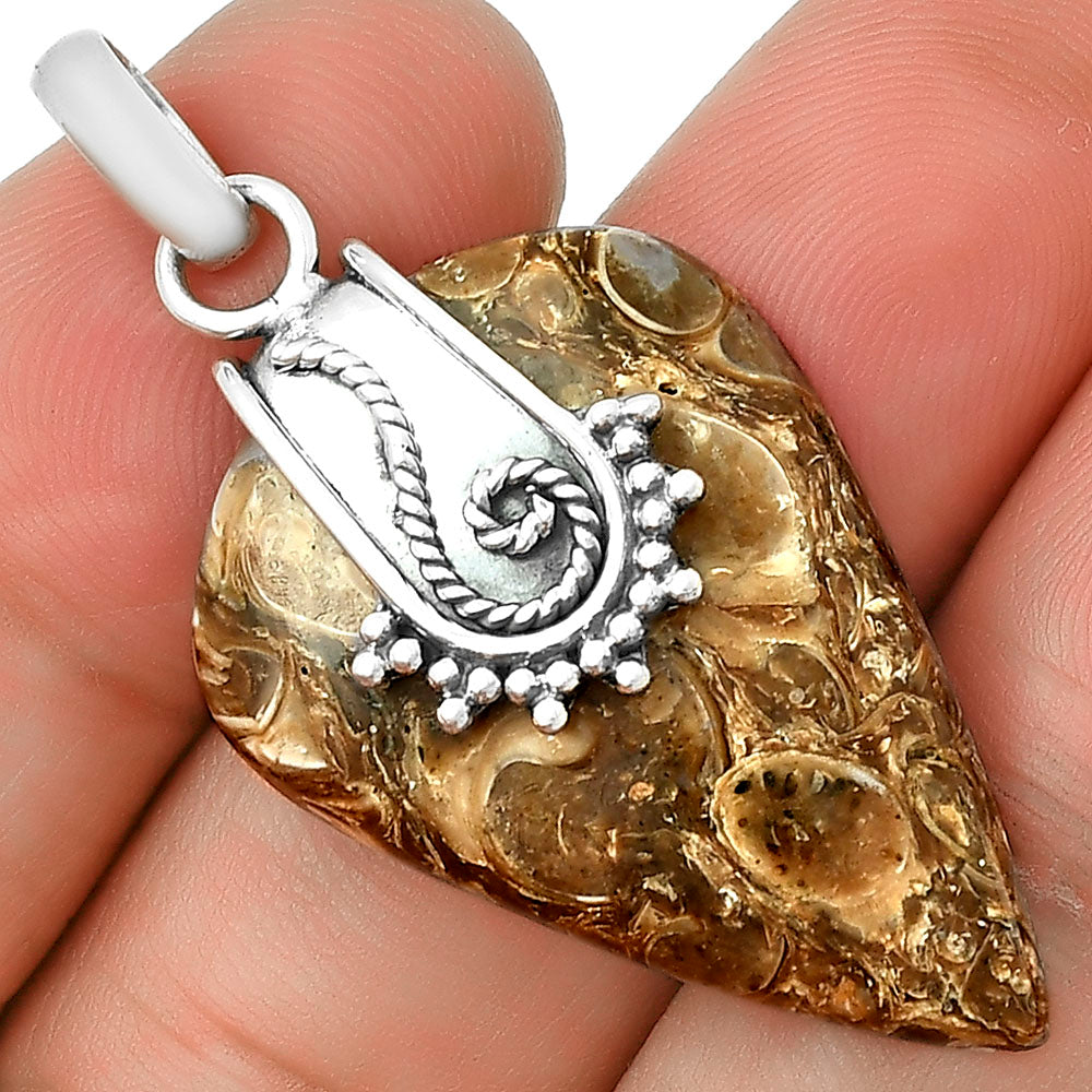Natural Turtella Jasper - USA Pendant P-1313 SDP131170