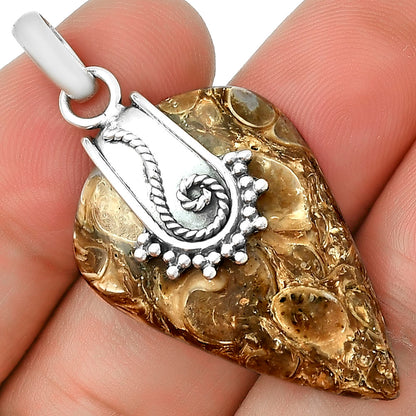 Natural Turtella Jasper - USA Pendant P-1313 SDP131170