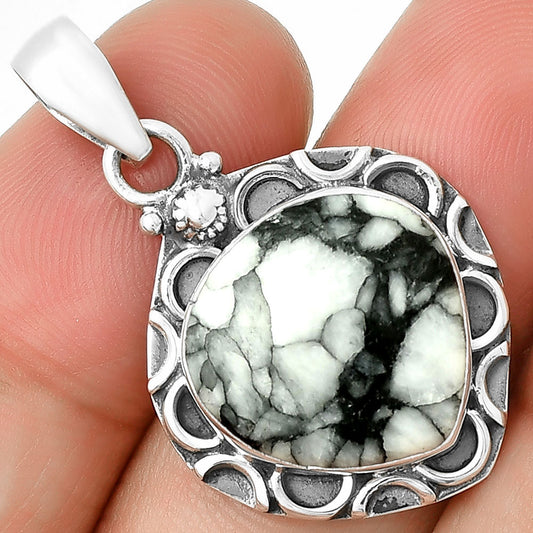 Natural Pinolith Stone Pendant P-1242 SDP131242