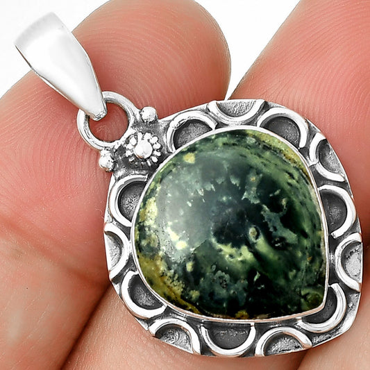 Natural Star Galaxy Jasper Pendant P-1242 SDP131248