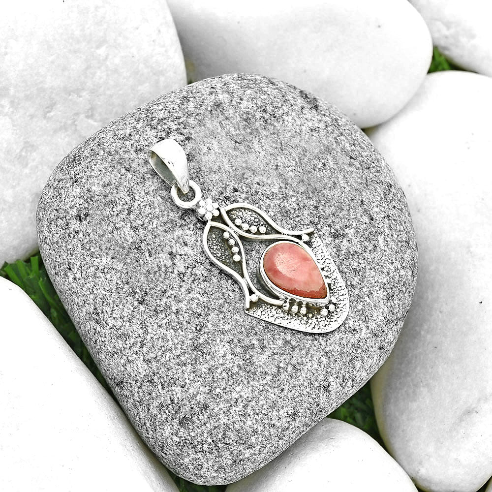 Natural Rhodochrosite Argentina Pendant P-1277 SDP131310