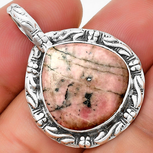 Natural Rhodonite Pendant P-1375 SDP131365