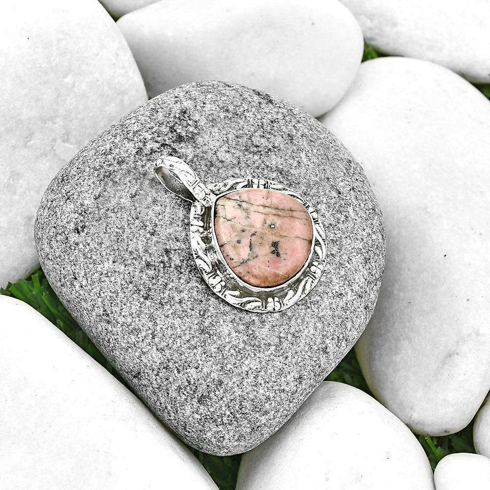 Natural Rhodonite Pendant P-1375 SDP131365
