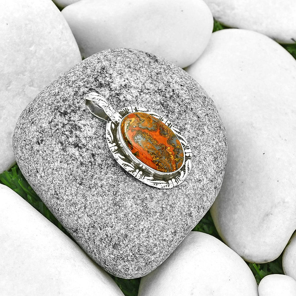Natural Rare Cady Mountain Agate Pendant P-1375 SDP131366