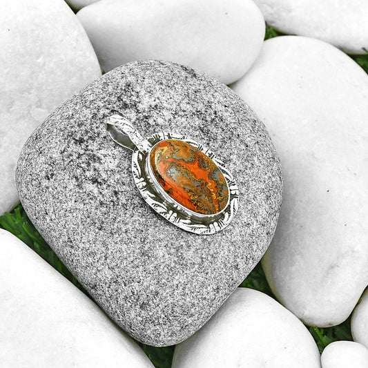 Natural Rare Cady Mountain Agate Pendant P-1375 SDP131366