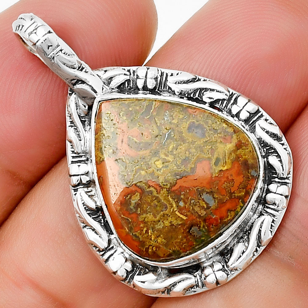 Natural Rare Cady Mountain Agate Pendant P-1375 SDP131374
