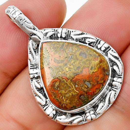 Natural Rare Cady Mountain Agate Pendant P-1375 SDP131374