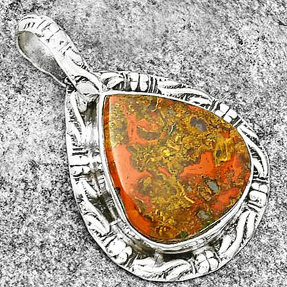 Natural Rare Cady Mountain Agate Pendant P-1375 SDP131374