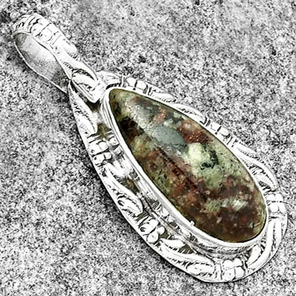 Natural Russian Eudialyte Pendant P-1375 SDP131375