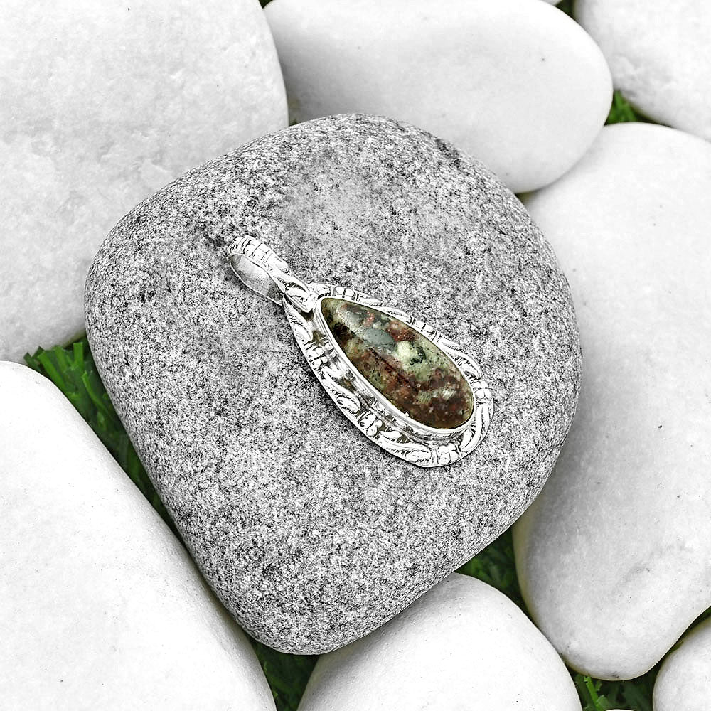 Natural Russian Eudialyte Pendant P-1375 SDP131375