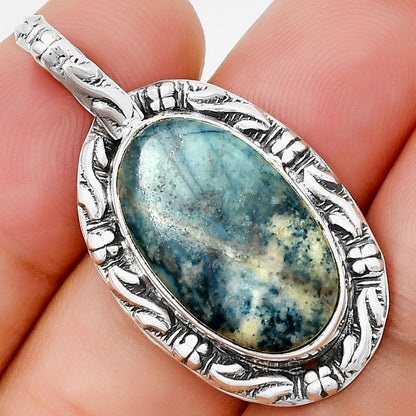 Natural Blue Scheelite - Turkey Pendant P-1375 SDP131377
