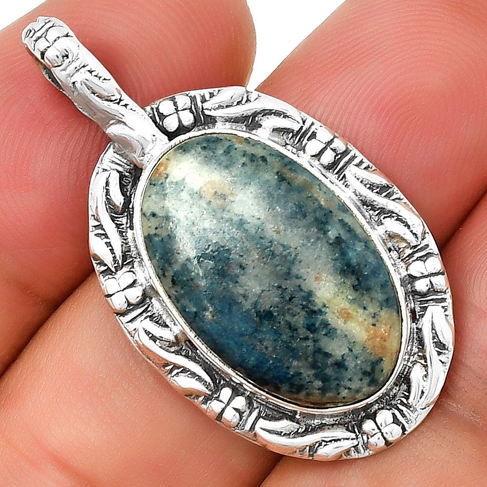 Natural Blue Scheelite - Turkey Pendant P-1375 SDP131378