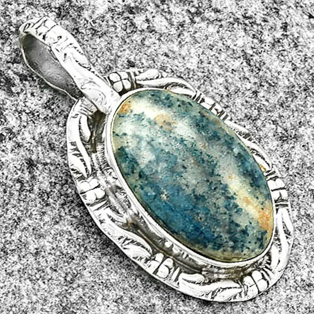 Natural Blue Scheelite - Turkey Pendant P-1375 SDP131378