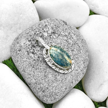 Natural Blue Scheelite - Turkey Pendant P-1375 SDP131378