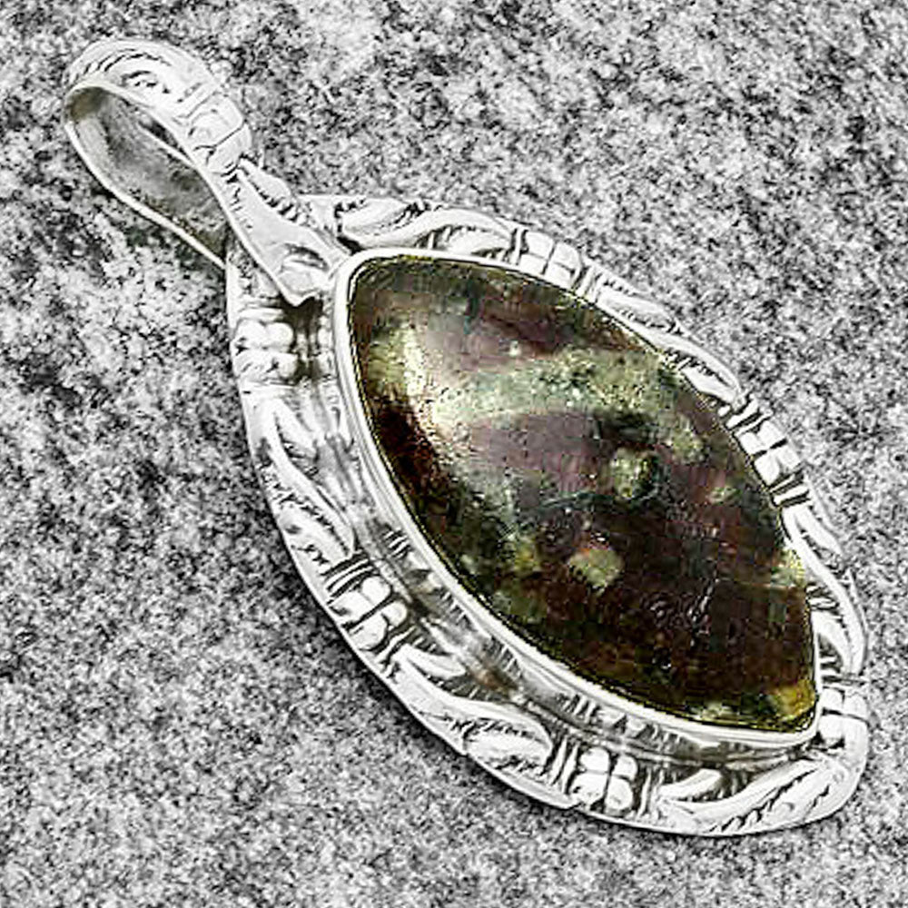 Natural Russian Eudialyte Pendant P-1375 SDP131379