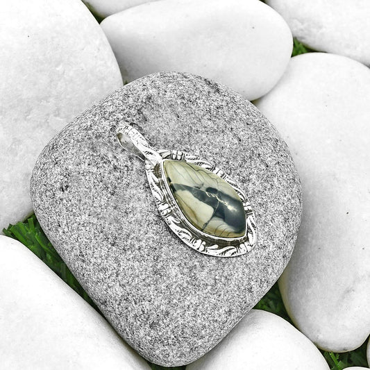 Natural Picasso Jasper Pendant P-1375 SDP131384