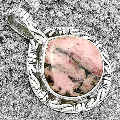 Natural Rhodonite Pendant P-1375 SDP131388