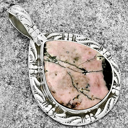 Natural Rhodonite Pendant P-1375 SDP131393