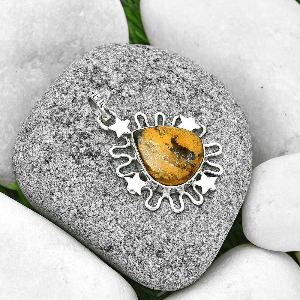 Star - Natural Bronzite Pendant P-1454 SDP131400