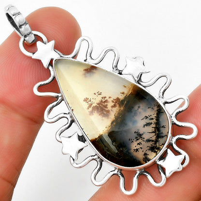 Star - Robinson Ranch Plume Agate Pendant P-1454 SDP131406