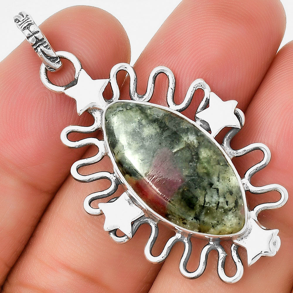 Star - Natural Russian Eudialyte Pendant P-1454 SDP131410