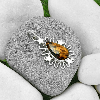 Star - Natural Bronzite Pendant P-1454 SDP131418