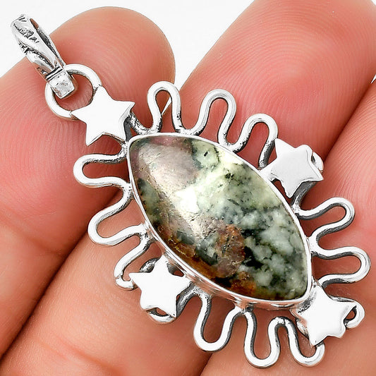 Star - Natural Russian Eudialyte Pendant P-1454 SDP131421