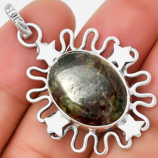 Star - Natural Russian Eudialyte Pendant P-1454 SDP131425