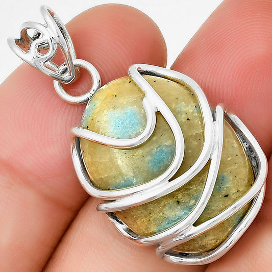Natural Cavansite - India Pendant P-1561 SDP131431