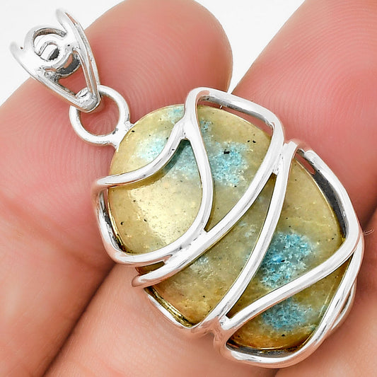 Natural Cavansite - India Pendant P-1561 SDP131435