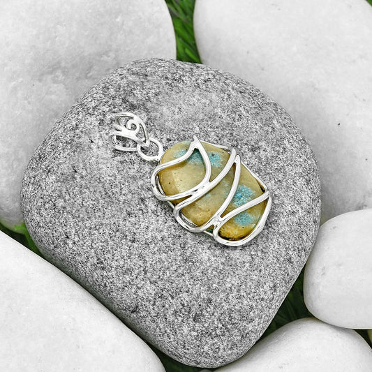 Natural Cavansite - India Pendant P-1561 SDP131435