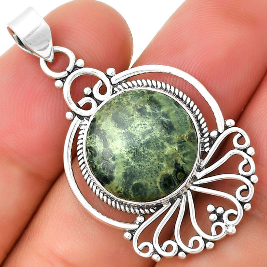 Natural Star Galaxy Jasper Pendant P-1544 SDP131447