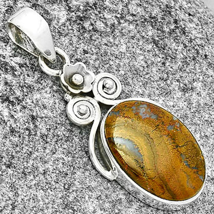 Natural Red Moss Agate Pendant P-1690 SDP131474