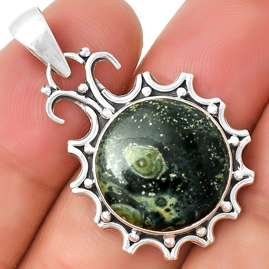 Natural Star Galaxy Jasper Pendant P-1249 SDP131486