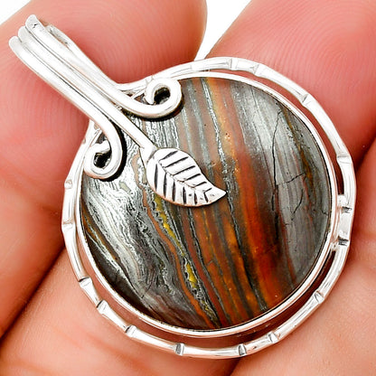 Natural Iron Tiger Eye Pendant P-1643 SDP131518