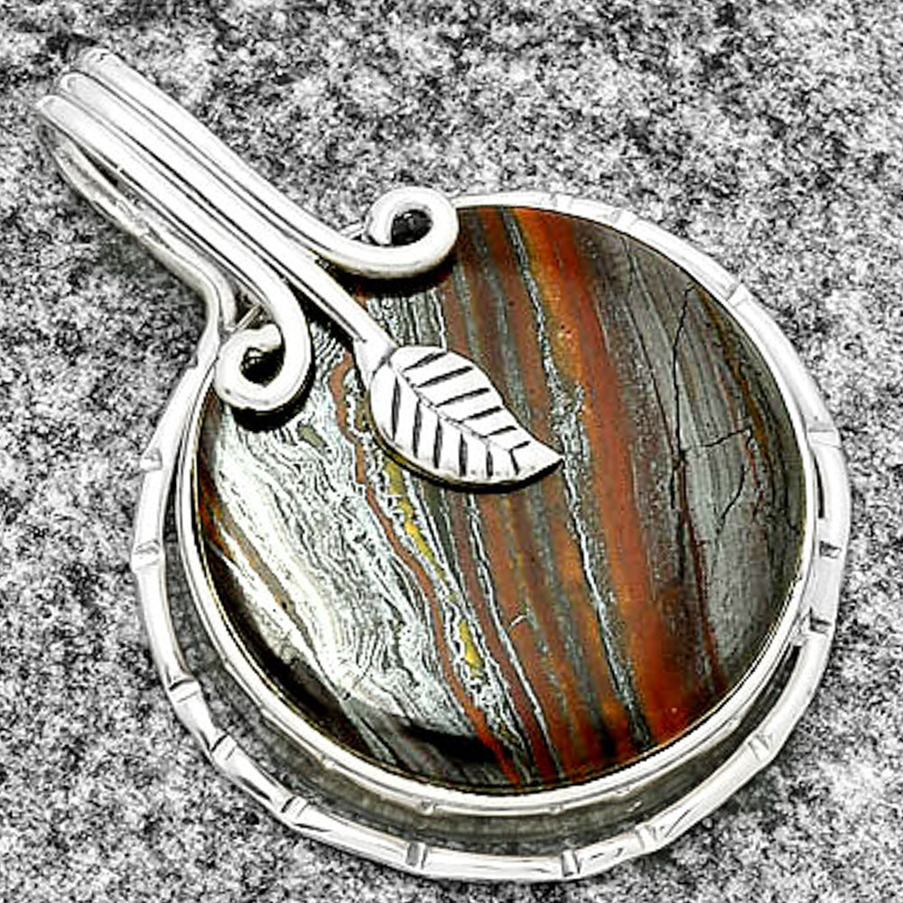 Natural Iron Tiger Eye Pendant P-1643 SDP131518