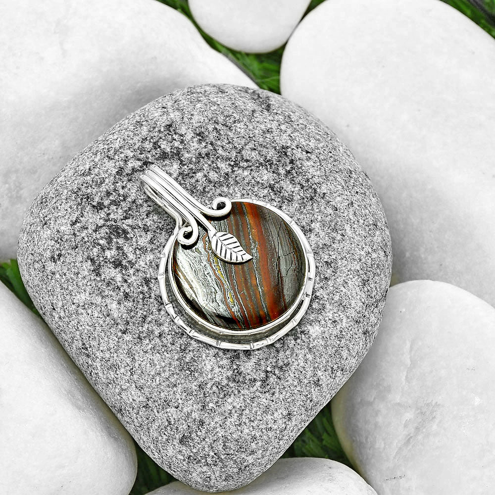 Natural Iron Tiger Eye Pendant P-1643 SDP131518