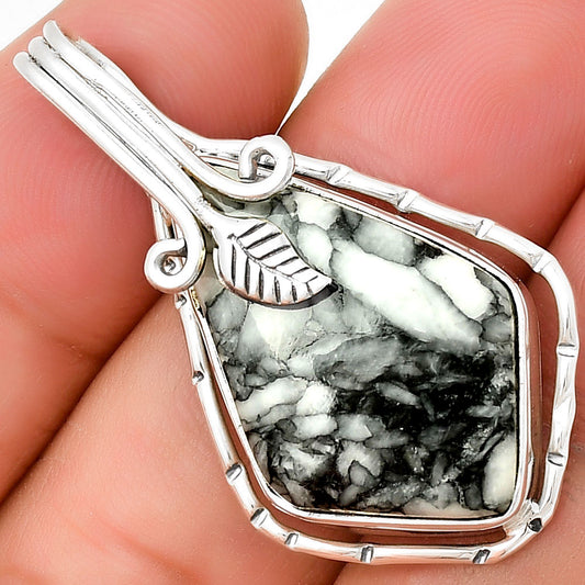 Natural Pinolith Stone Pendant P-1643 SDP131520