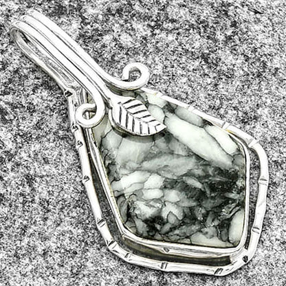 Natural Pinolith Stone Pendant P-1643 SDP131520