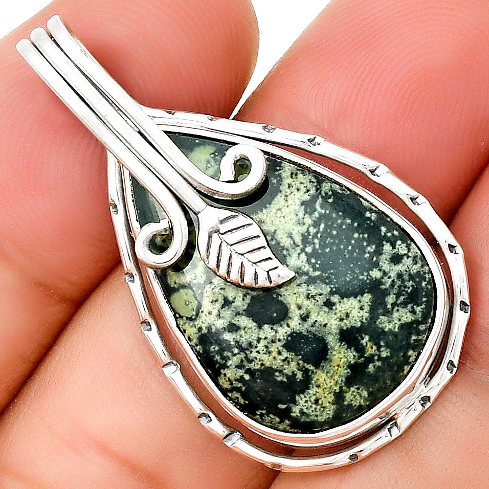 Natural Star Galaxy Jasper Pendant P-1643 SDP131522