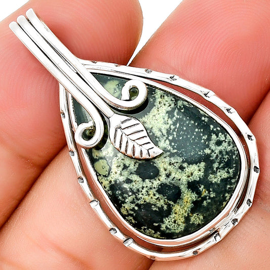 Natural Star Galaxy Jasper Pendant P-1643 SDP131522