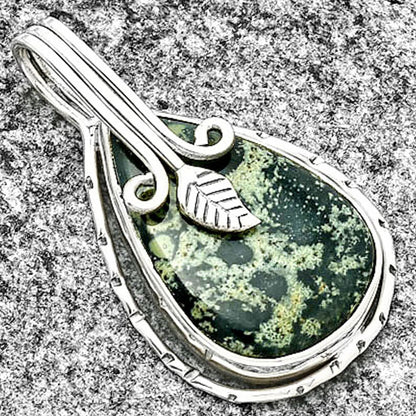 Natural Star Galaxy Jasper Pendant P-1643 SDP131522