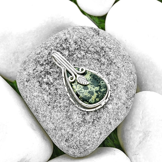 Natural Star Galaxy Jasper Pendant P-1643 SDP131522