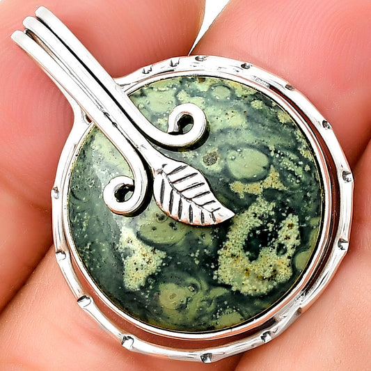 Natural Star Galaxy Jasper Pendant P-1643 SDP131526