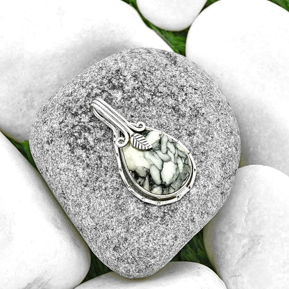 Natural Pinolith Stone Pendant P-1643 SDP131533